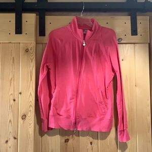 Women’s pink Nike zip-up